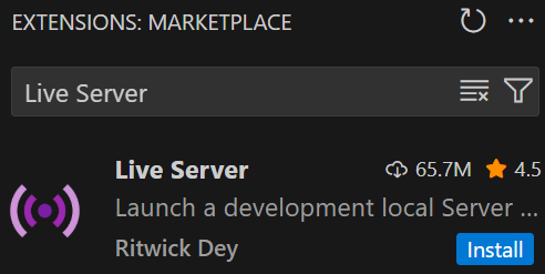 vscode-extension-live-server