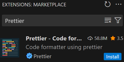 vscode-extension-prettier